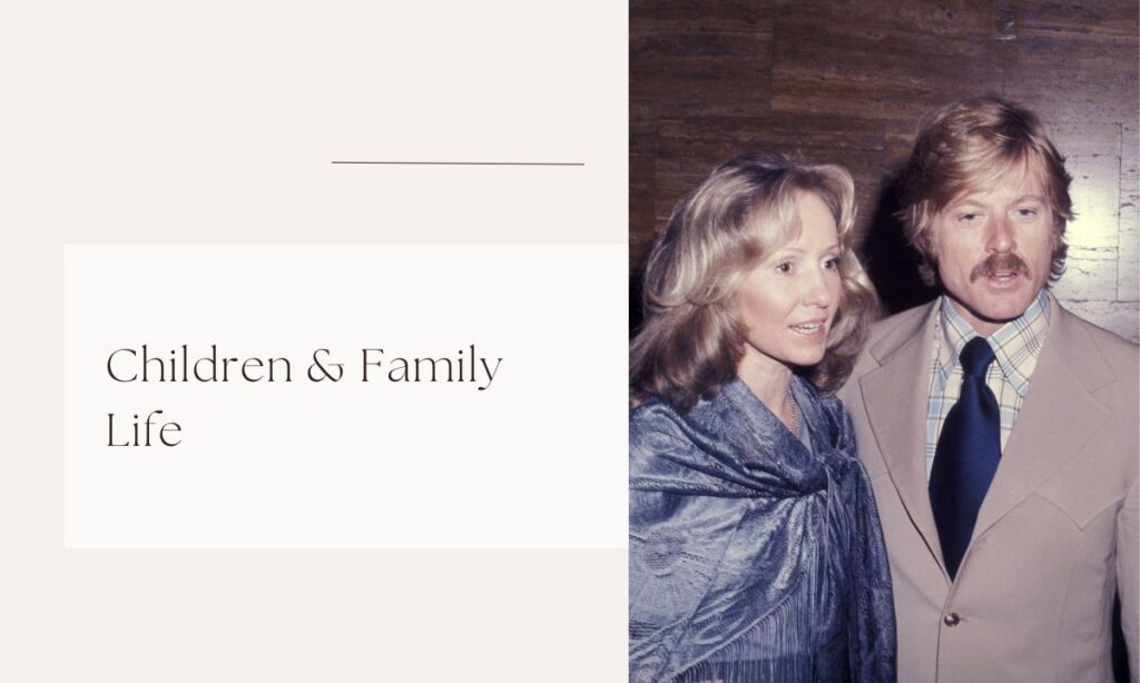 robert redford wife